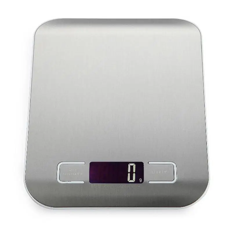 

Электронные кухонные весы, цифровой прибор для взвешивания пищи из нержавеющей стали, максимальный вес 5 кг/10 кг