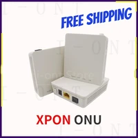 free shipping 10pcslot new xpon onu 1ge fiber optic onu ont xpon sm ftth english version single lan port xpon onu