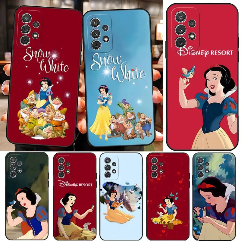 

Disney Snow White Phone Case For Samsung Galaxy Note 20 10 Plus Ultraa Lite 9 8 20 J5 J7 J6 J4 J2 Pro Shockproof Cover