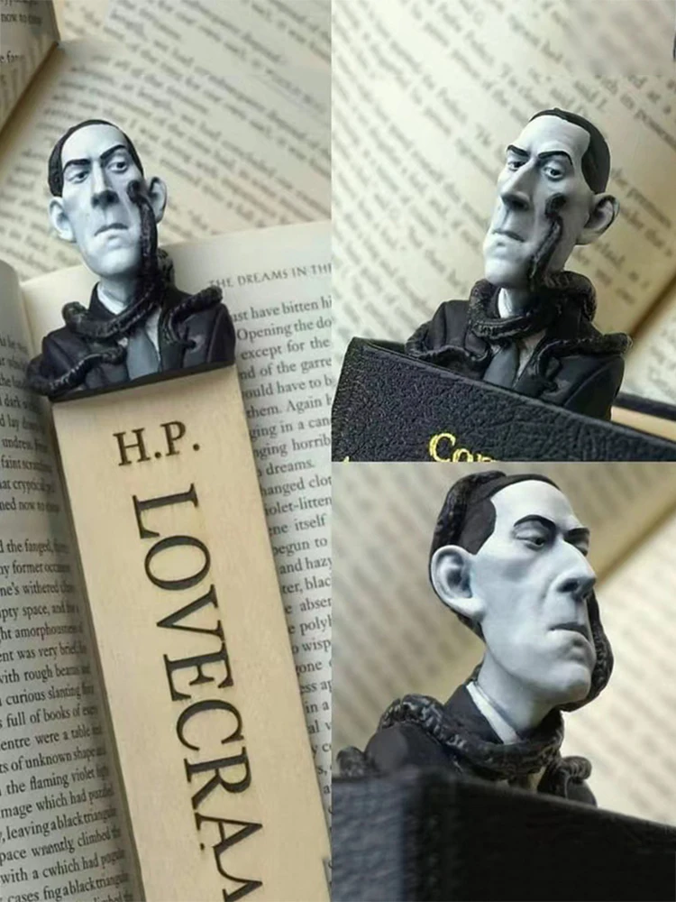 

H. P. Ужасные закладки Lovecraft Cthulhu для поклонников романов, ужасная Закладка из смолы, украшение, рукоделие, подарок, книжка, Декор