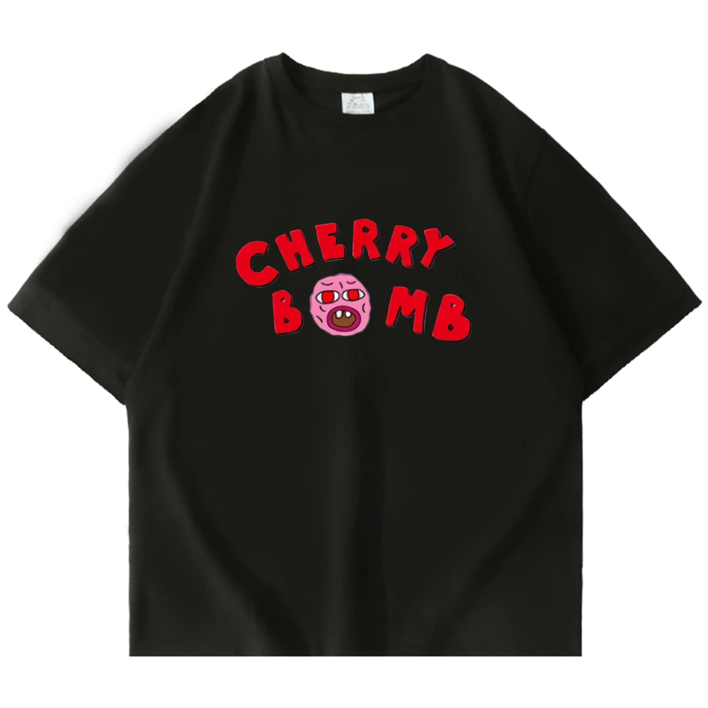 

Fashion Tyler The Creator Cherry Bomb Golf Wang Tshirt OFWGKTA Rapper Men Women Short Sleeve T-Shirt Hip Hop Unisex Tops Tees