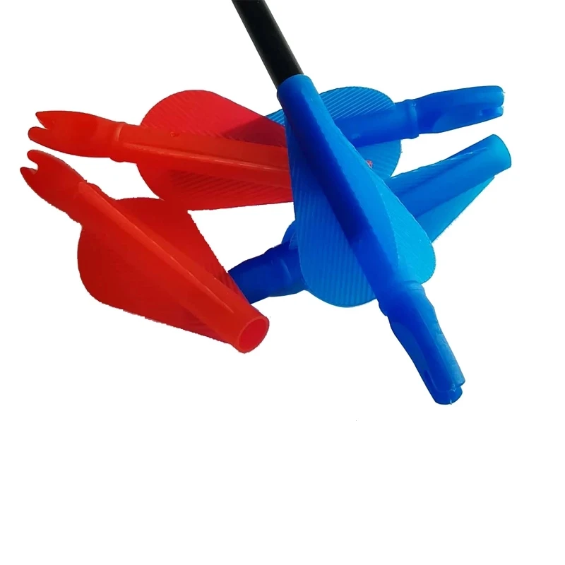 Внутренний диаметр 8 мм внешний 9 скрепленные стрелы пластиковые голубые и