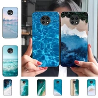 maiyaca blue sea waves beach phone case for samsung a51 a30s a52 a71 a12 for huawei honor 10i for oppo vivo y11 cover