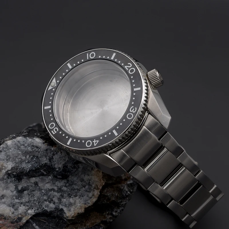 20mm High Quality Solid  Stainless Steel Watch Bracelet Deployment Buckle Fit SPB185/187 Watch Case