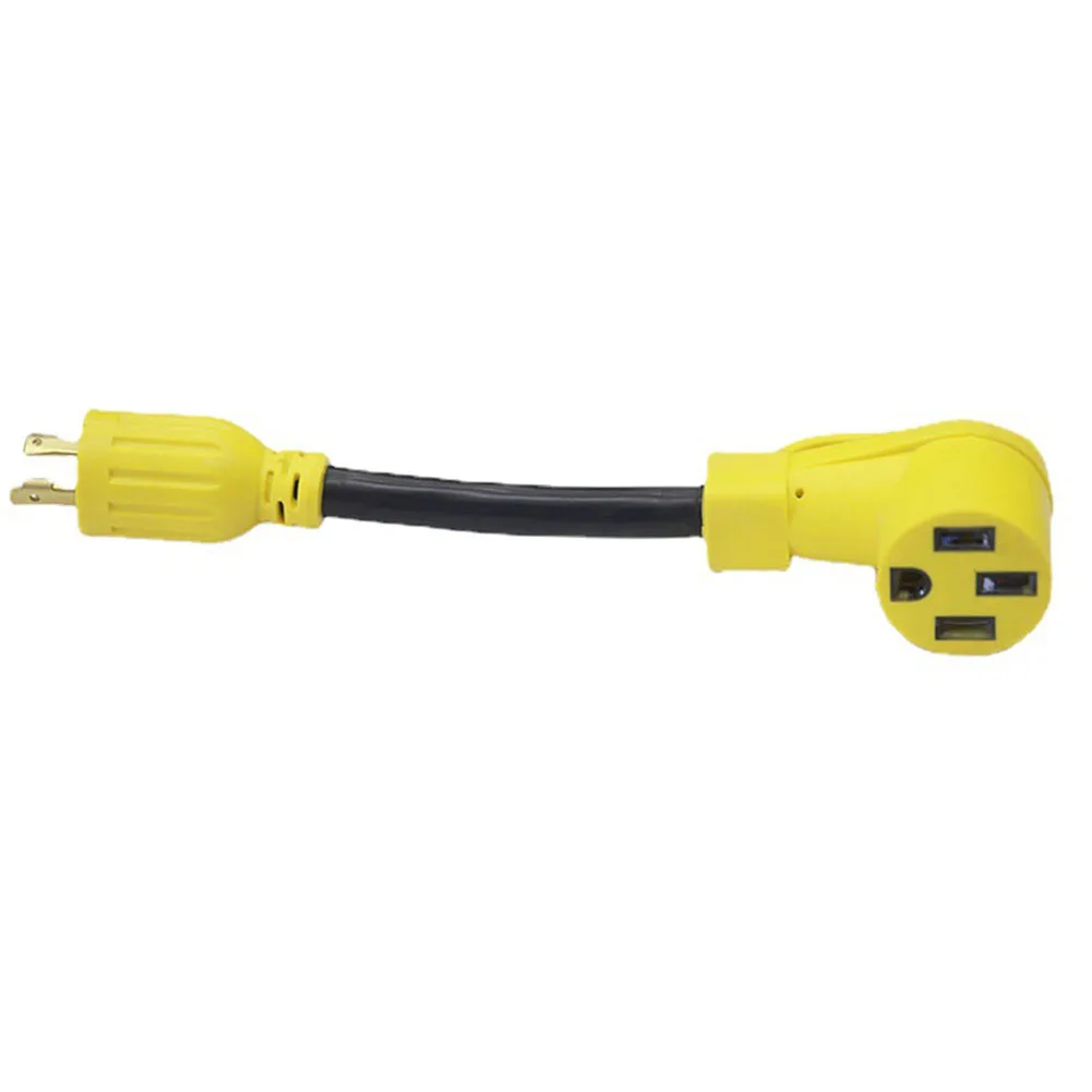 

Copper Power Adapter Power To Your RV 0.3m 30AMP 3750W Adapter Do Not Exceed Rated Power Plug To 50 AMP Female