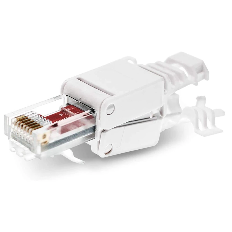 

20 шт., сетевые вилки RJ45 CAT6 LAN UTP без инструментов CAT5 CAT7