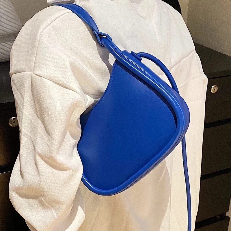 

Сумка на плечо Klein Женская из экокожи, модный саквояж кросс-боди синего цвета, дизайнерский брендовый тоут, весна