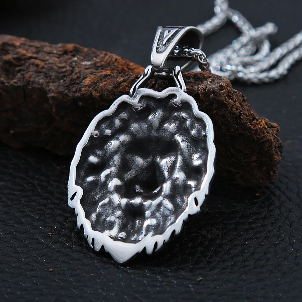 Ожерелье с подвеской в виде головы льва стиле панк/хип-хоп мужское готическое