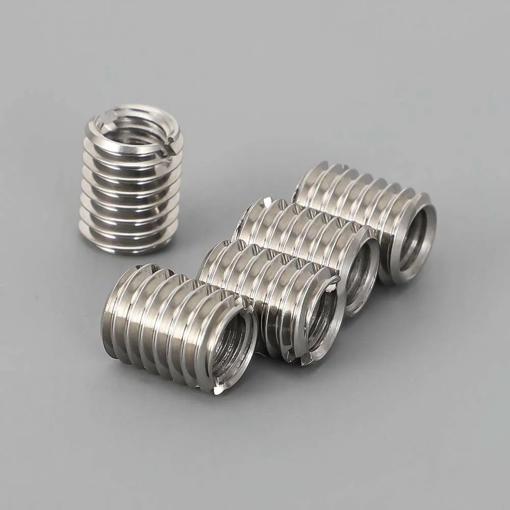 10pcs M8 To M6 Thread Reducer Internal Threaded Joint 8MM Male Revolutions 6MM Female Stainless Steel Hardware Fasteners