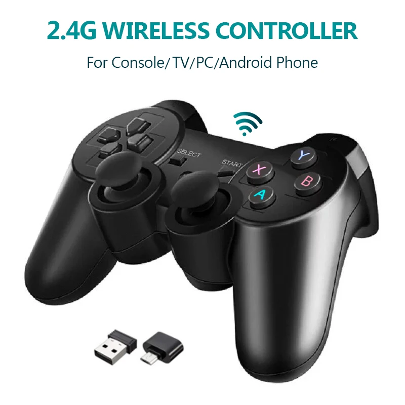 

Gamepad 2.4G Wireless Game Controller for Android Game Controller / PC / PS3 / TV Box and for smart phone game remotecontroller