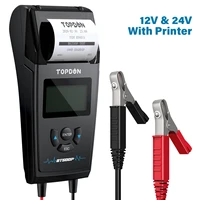 topdon bt500p car battery tester with printer 12v 24v load tester vs battery tester bt 300