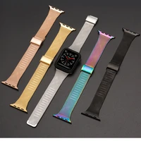 wholesale 10pcslot new 38mm 42mm for apple watch milanese solid stainless steel watch strap watch bands 20061602