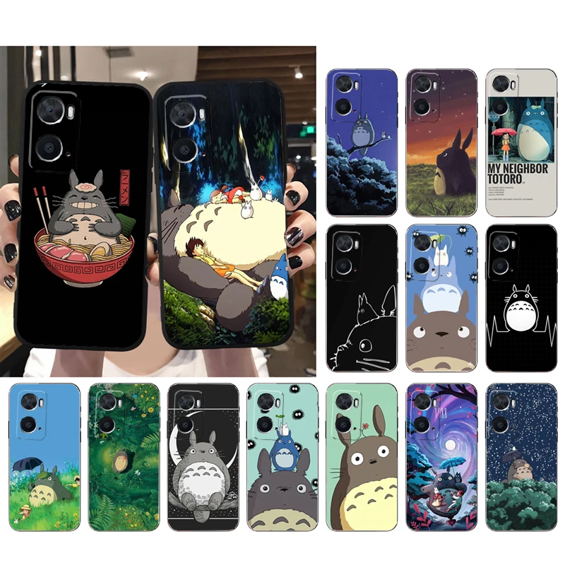 

My Neighbor Totoro Phone Case for OPPO A77 A57 A57S A78 A96 A91 A54 A74 A94 A73 A52 A53A53S A15 A16 A17 Funda
