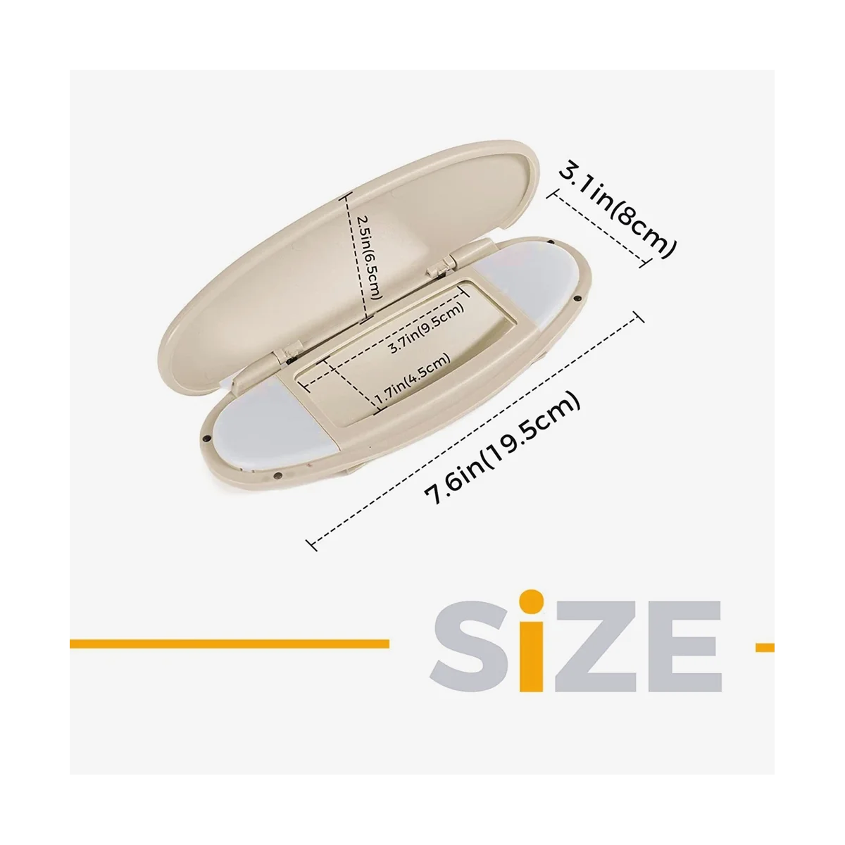 Автомобильный солнцезащитный козырек чехол для зеркала макияжа 51167361833 BMW MINI Cooper