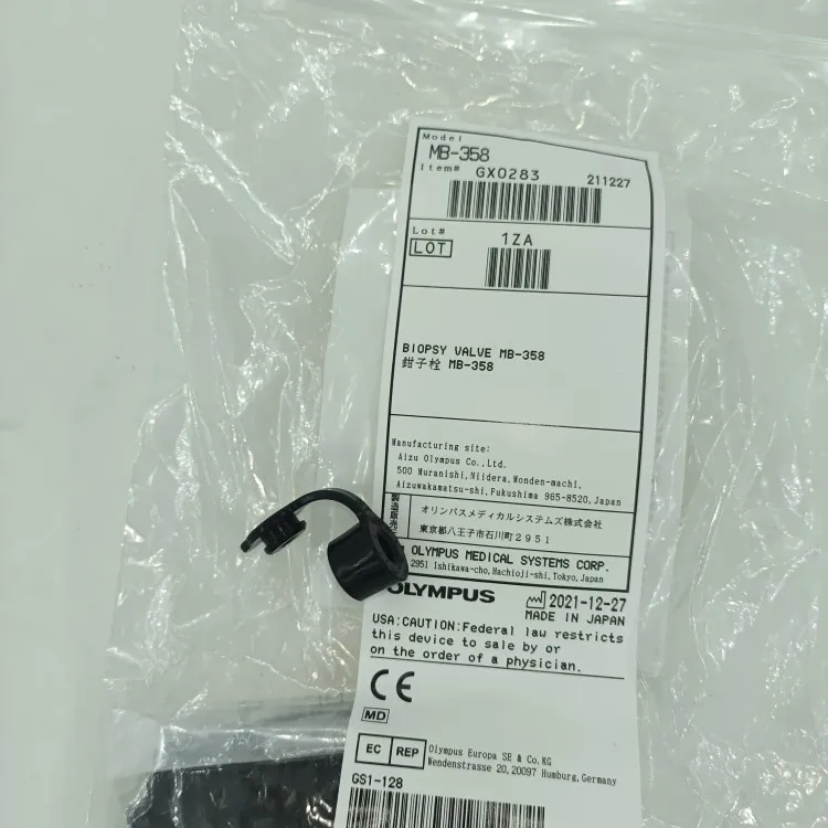 Зажимной колпачок эндоскопа открывающий клапан зажимной трубки MB-358