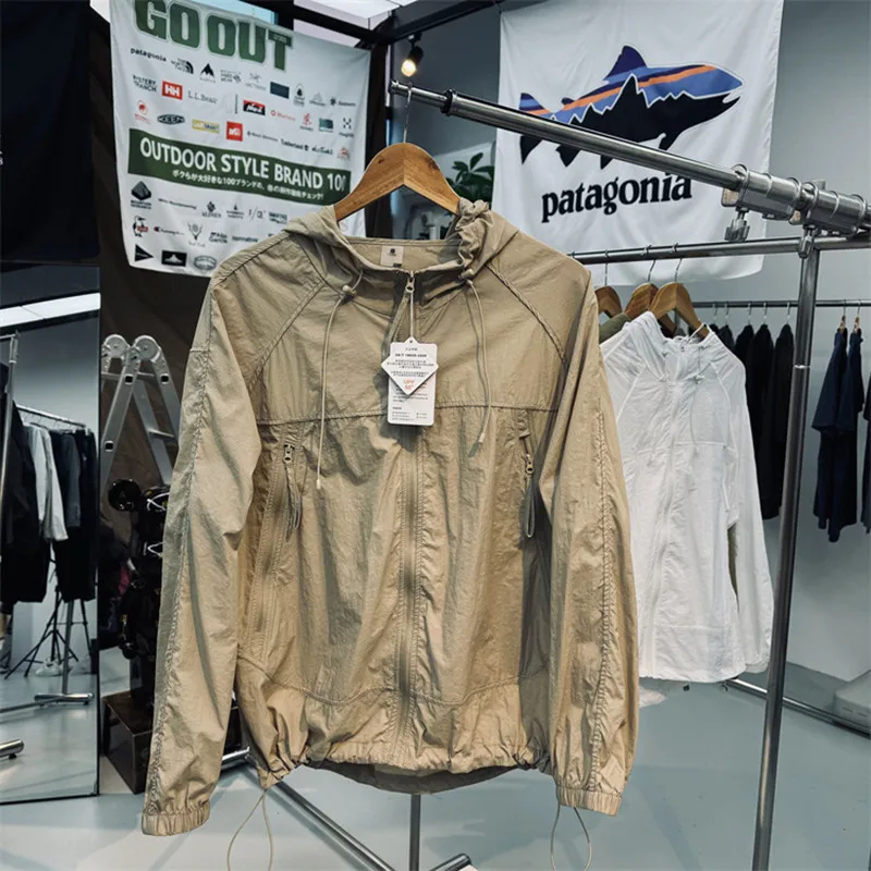 UPF50 + Японская уличная горная свободная ветрозащитная дышащая Солнцезащитная