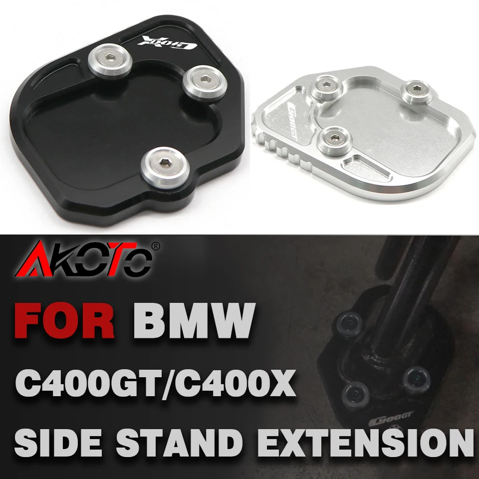 

For BMW C400GT C400X K51 C400 X GT C 400X 400GT 2019 2020 2021 Motorcycle Kickstand Foot Side Stand Extension Pad Support Plate