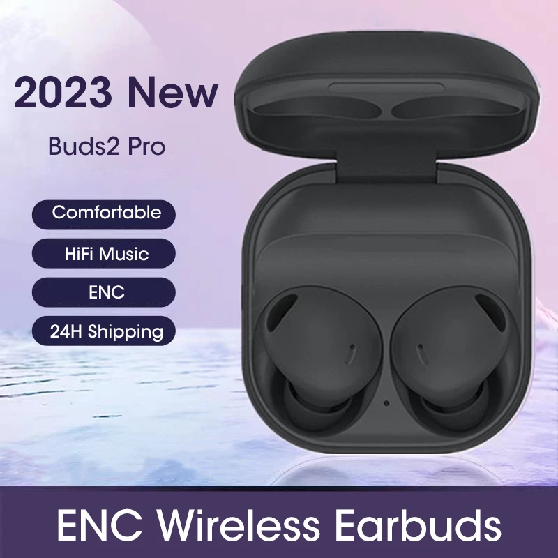 2023 New Buds2 Pro TWS R510 Earbuds Bluetooth Earphones Buds 2 Pro Wireless Headphones with Mic ENC HiFi Stereo Gaming Sports