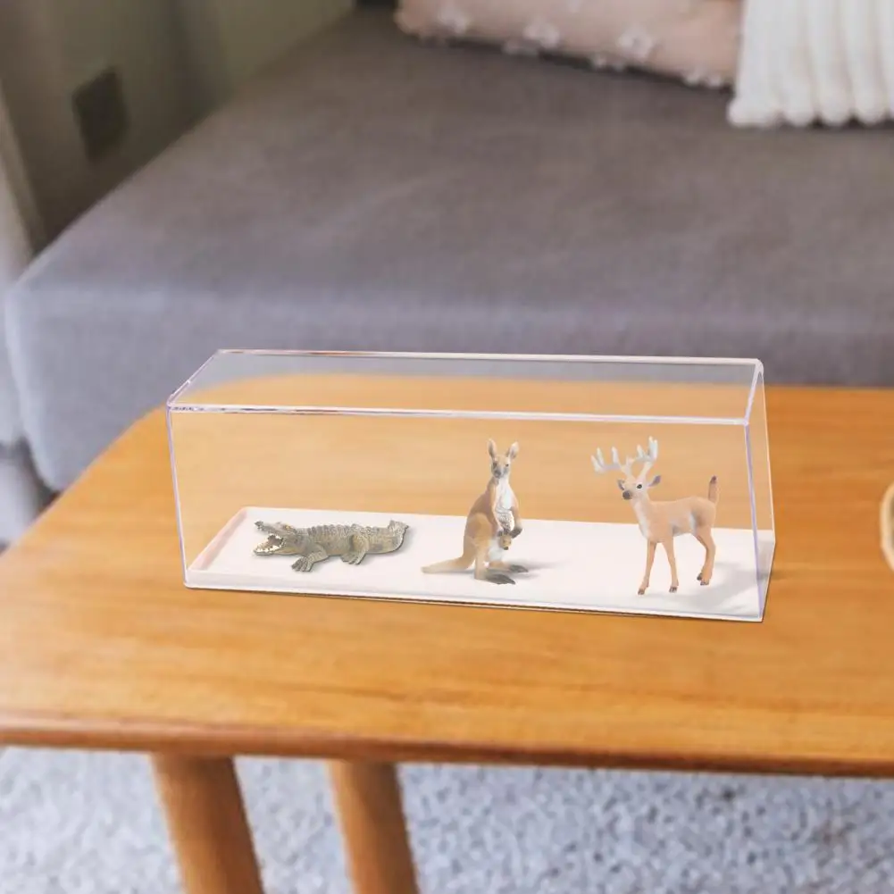 Мини-фигурки Дисплей Чехол прозрачный ПЭТ пластиковый блок фигурки игрушки
