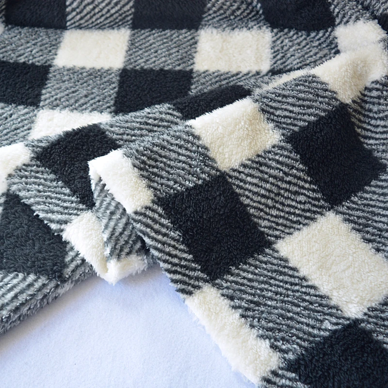 Кашемировая ткань Shumian зимняя утолщенная теплая шерстяная одежда подкладка