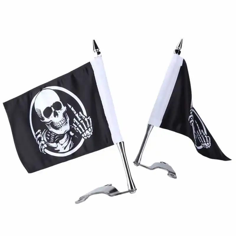

Motorcycle Flagpoles Trunk Lid Flagpole Kit Aluminum for Modification