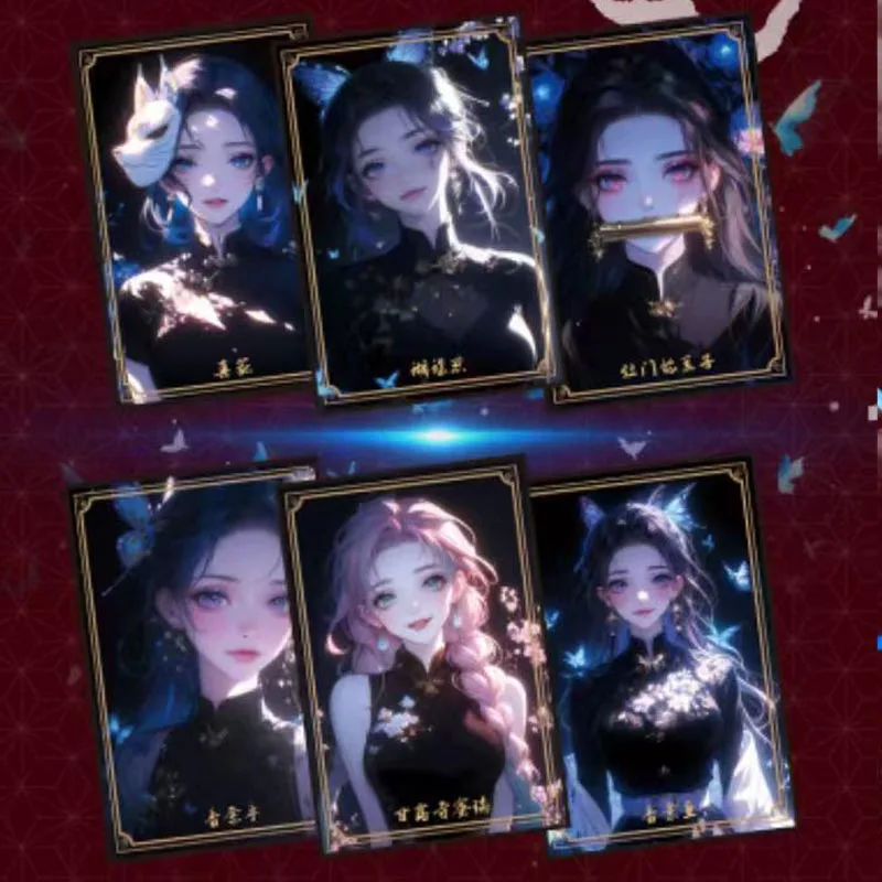 Коллекционные карты Убийца демонов коробка-бустер Waifu медовый стиль