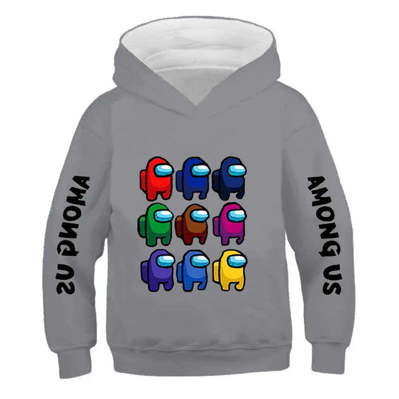 

Хлопковая толстовка с принтом Game of as Impostor, детские топы с круглым вырезом для отдыха, Модный пуловер, свитшот, осенняя повседневная одежда