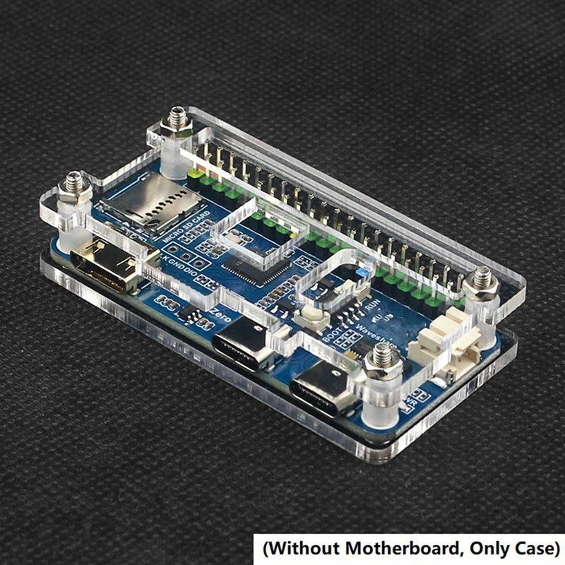Для Raspberry Pi RP2040-Pizero прозрачная акриловая искусственная кожа акриловые Защитные