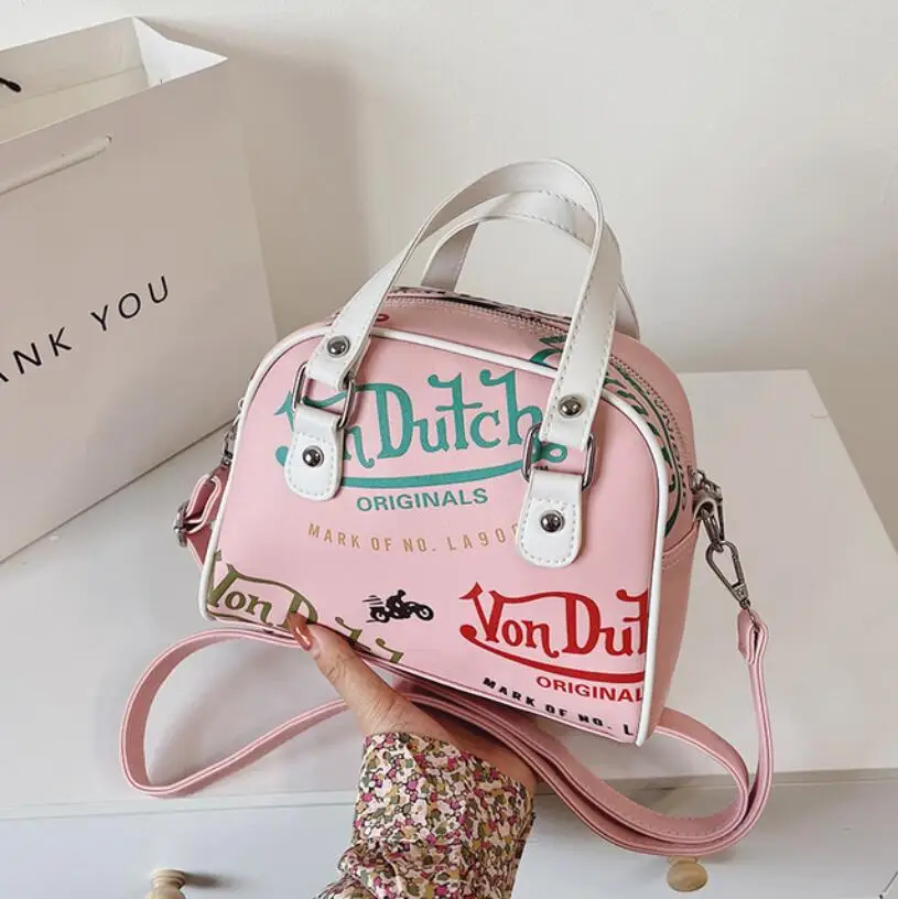 Luxury Handbag Women Designer Ladies Shopping Crossbody Graffiti Purse 2023 New Quality Leather Seashells Shoulder Bag for Women