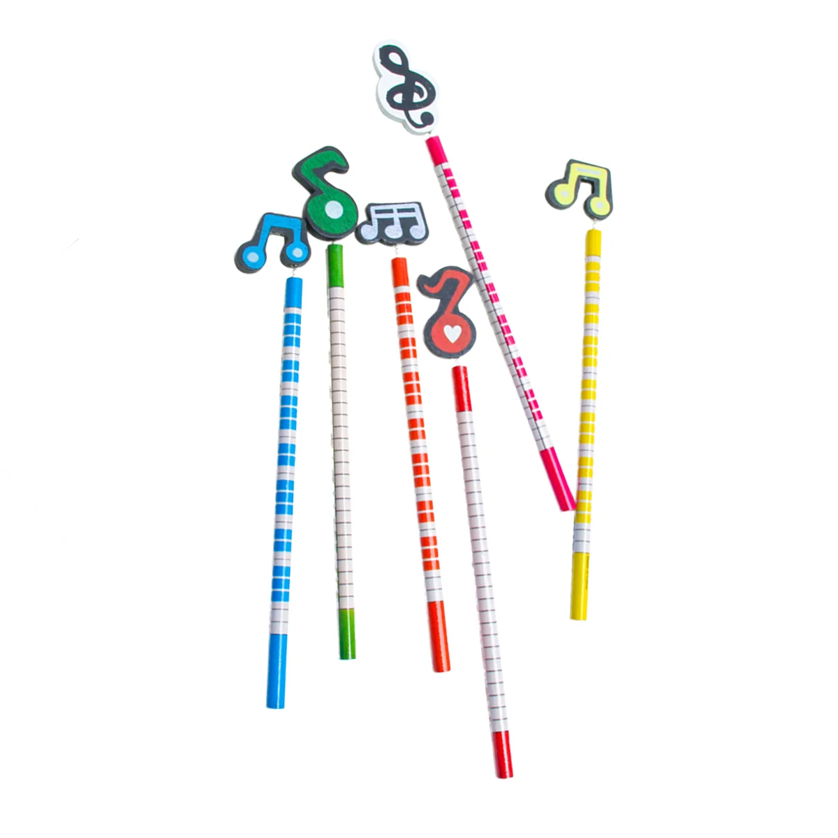 

12pcs Pencils Musical Notation Shape Student Exam Pencils for Children Students