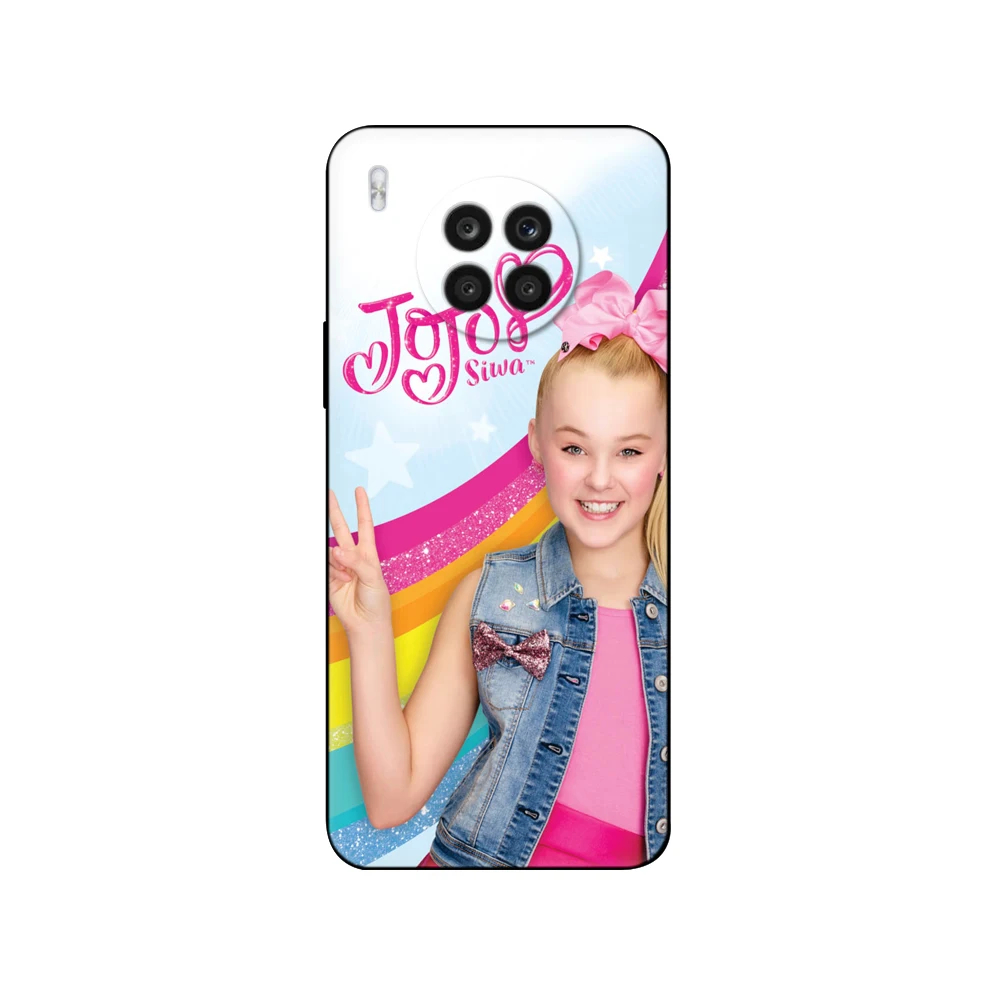 Black tpu Case For Huawei Honor 50 Lite PRO 20 10 10i 20S 30S 30 7A 7s 7C Cover Jojo Siwa |