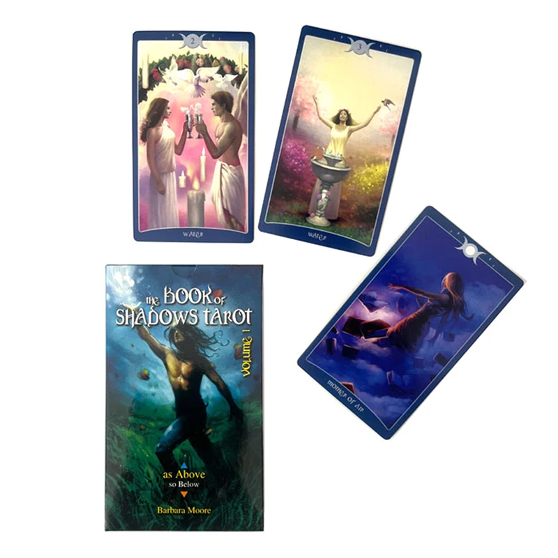 

12*7CM The Book Of Shadows Tarot Cards With Guide Book Oracle Card Divination Fate Board Games Party Casual Table Game Gift