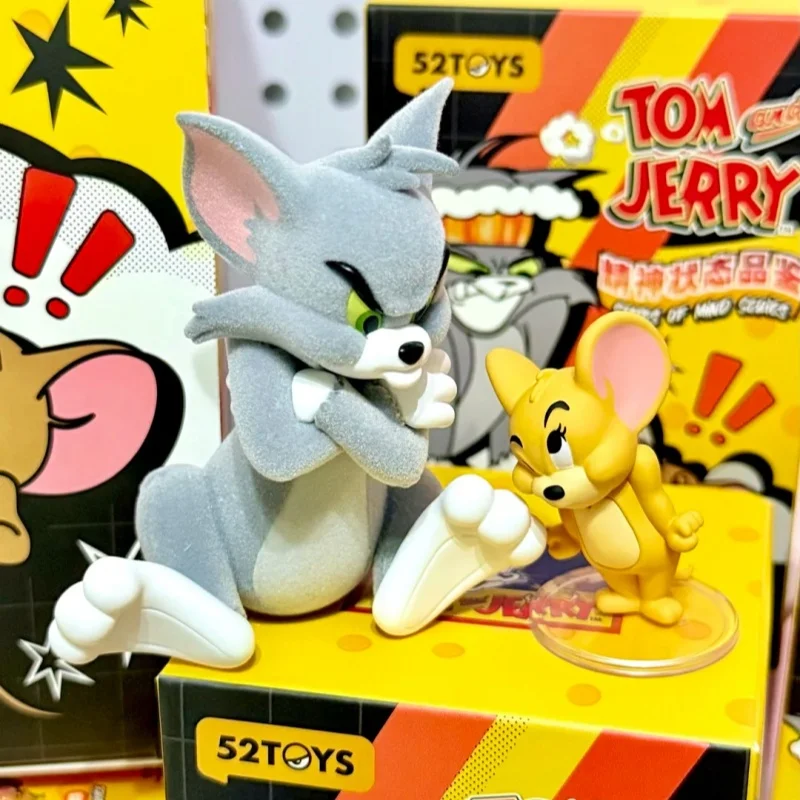 Фото Фигурка 52toys Том и Джерри из серии Blind Box: «Состояния духа» – Забавное украшение для рабочего стола и офиса, коллекция для офисных работников и пар. №4