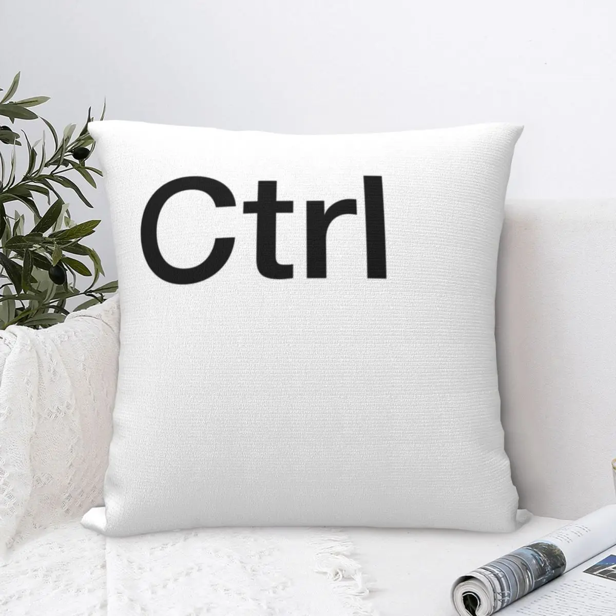 

Наволочка квадратная декоративная из полиэстера с клавиатурой