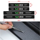 4 шт., автомобильные фотообои из углеродного волокна для Skoda OCTAVIA 2 3 A7 VRS MK2 MK3 A5 Superb Rapid Kodiaq Karoq Fabia Kamiq