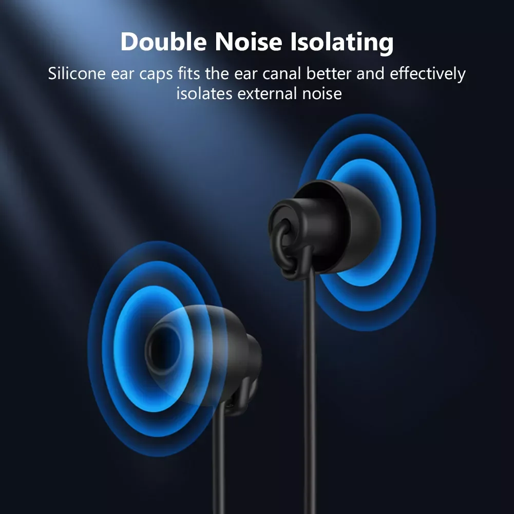 

Noise Cancelling Sleeping Earbud Soft Silicone 3.5mm Wired Headphones With Mic Call Handsfree Sleep Earphone In-Ear Hifi Headset