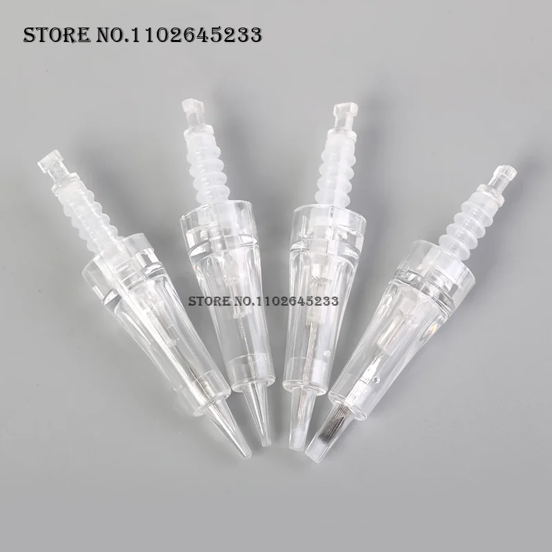 10Pcs Dr Pen Needle Cartridges Derma PenM5/M7/N2/MYM Micro Needles1/3/5/12/36/42 Pins/F5/F7 3D/5DNano Round Microneedles Needles
