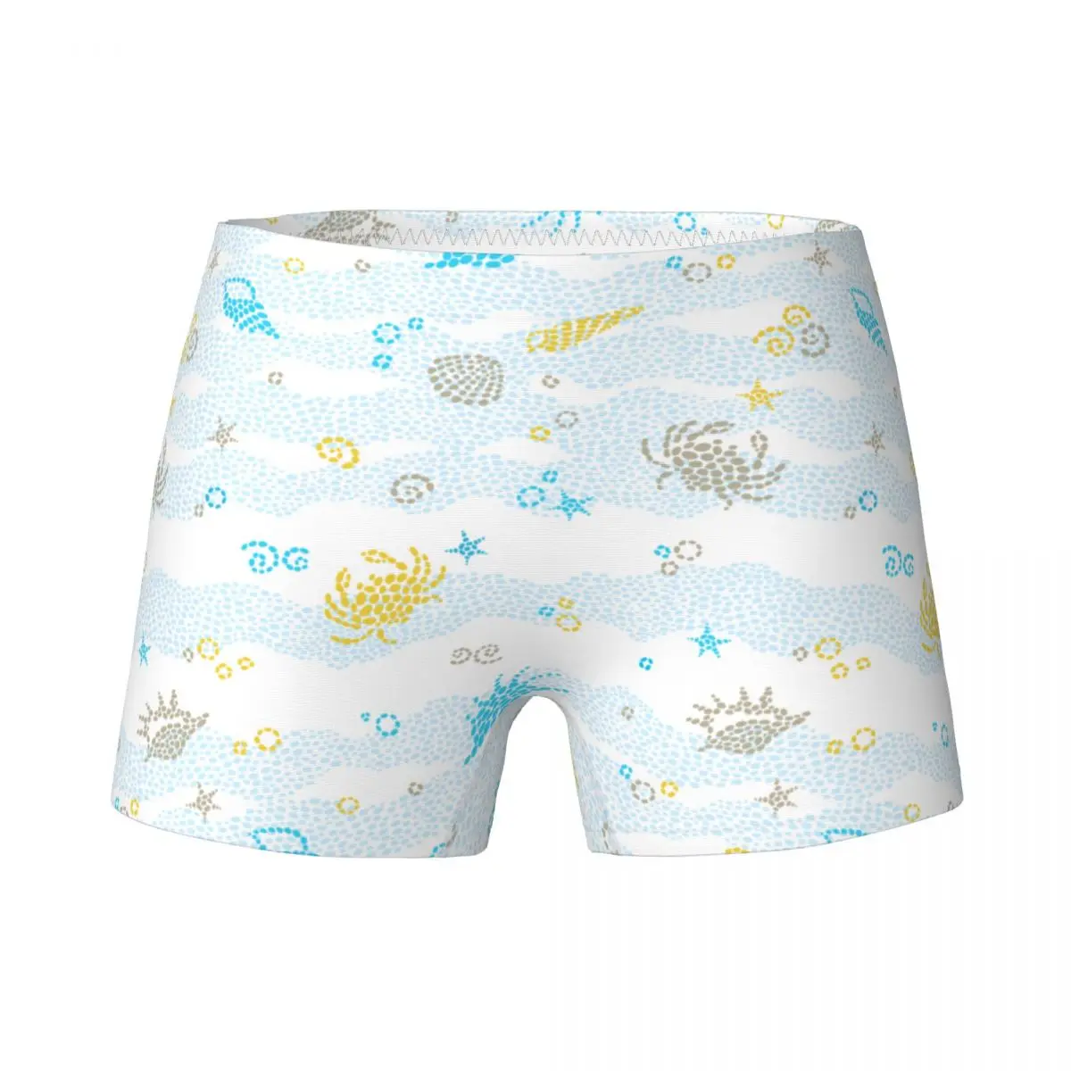

Girls Cute Colorful Crab Cotton Underpants Printing Sea Animal Baby Briefs