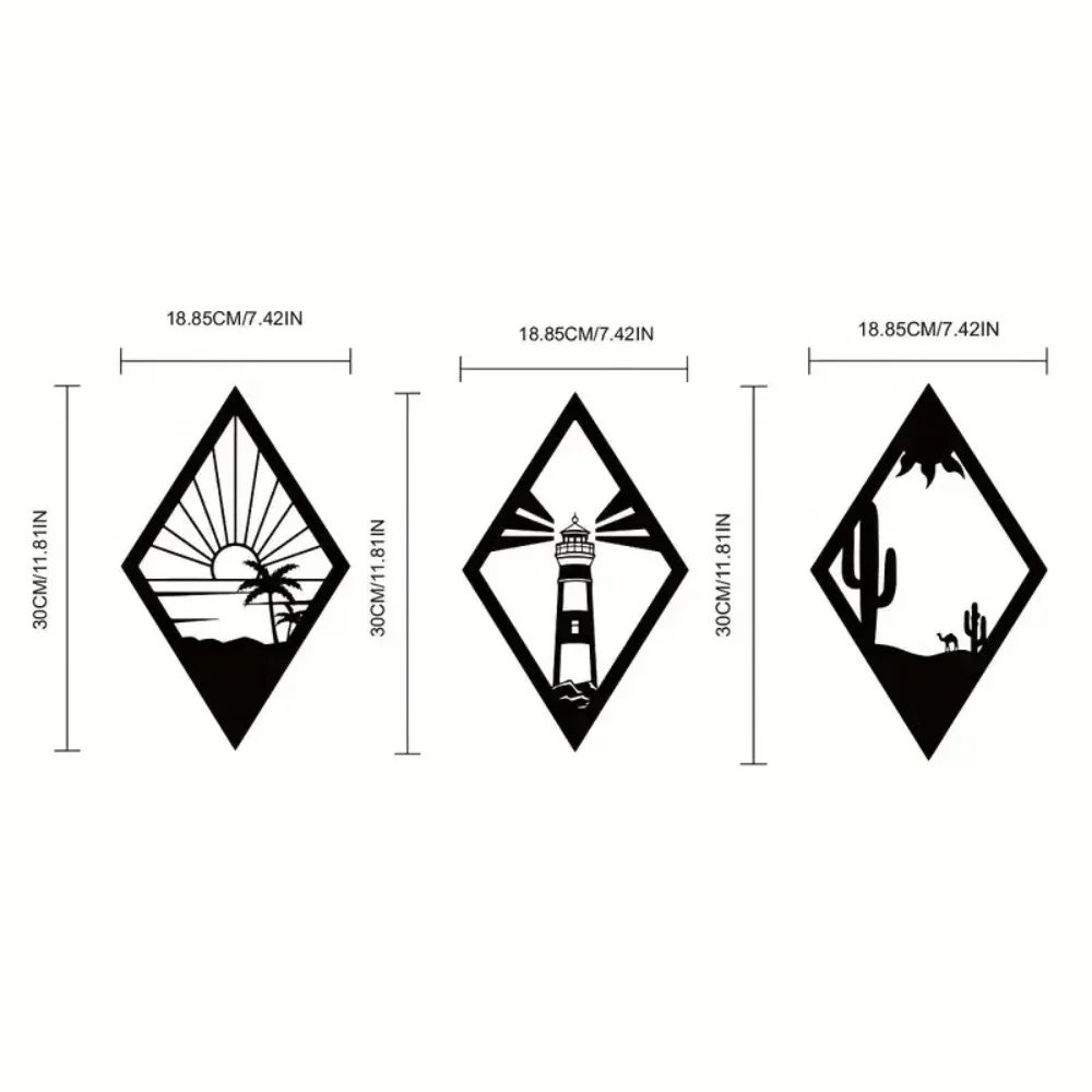 Металлический Настенный Декор Закат Пляж Знак Металлическая Настенная