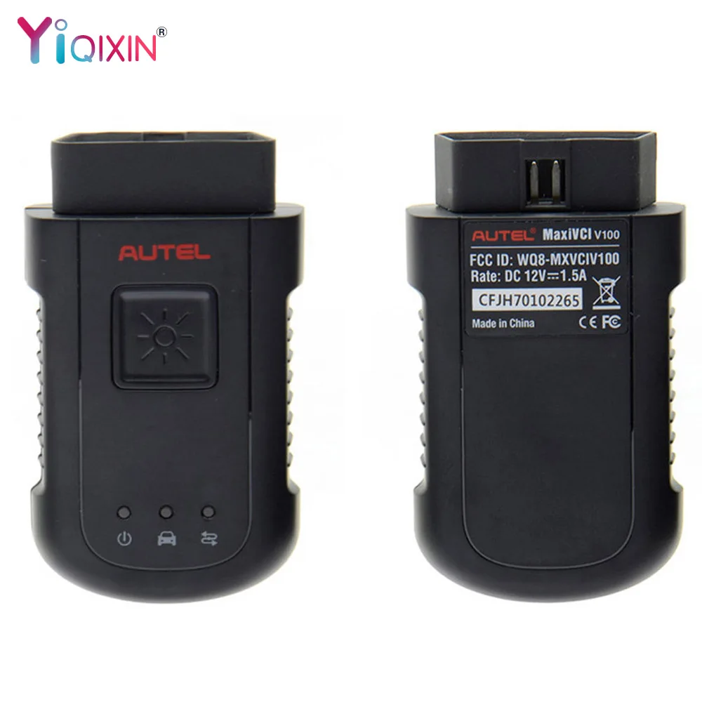 Autel MaxiSYS-VCI 100 беспроводной диагностический интерфейс MaxiVCI V100 для MS906BT/MK908P/Elite/MS908 Maxisys Bluetooth соединитель