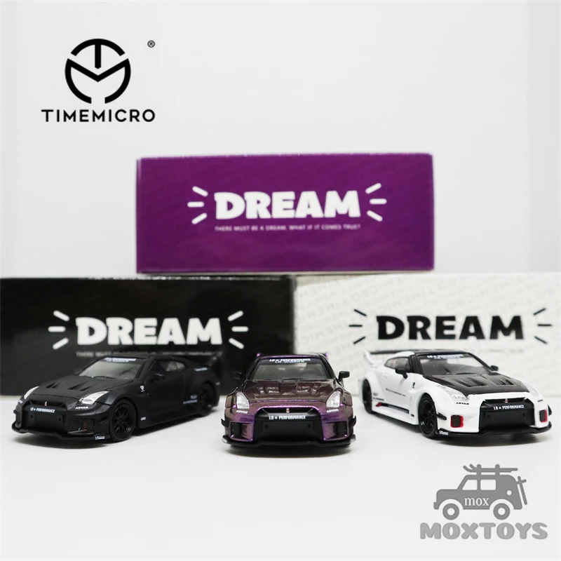 

TimeMicro 1:64 Dream series Nissan GTR 3,0 литая модель автомобиля
