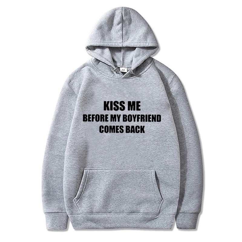 Толстовка с капюшоном и графическим принтом Осень-зима