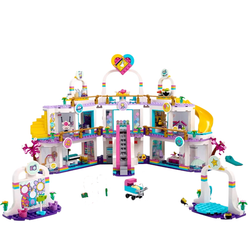 

2021 1044pcs Heartlake Shopping Mall Building Blocks With 5 Mini figures Sets Toys For Children Girl Friend Christmas Gift 41450