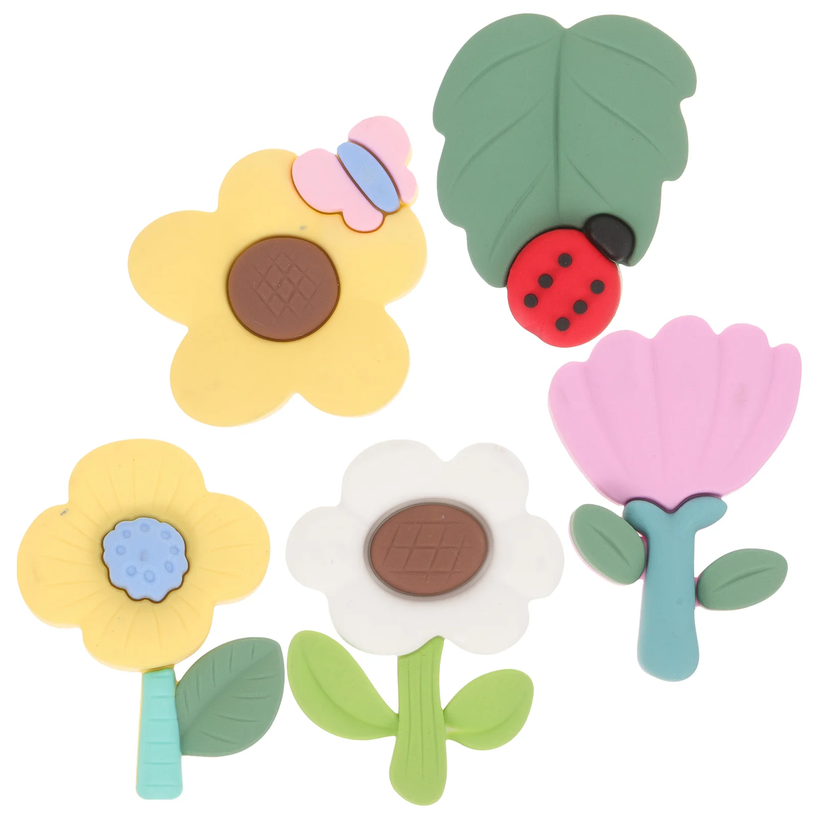 

5pcs Replacement Locker Decor Rubber Magnet Kitchen Fridge Magnet Refrigerator Magnet Locker Magnet