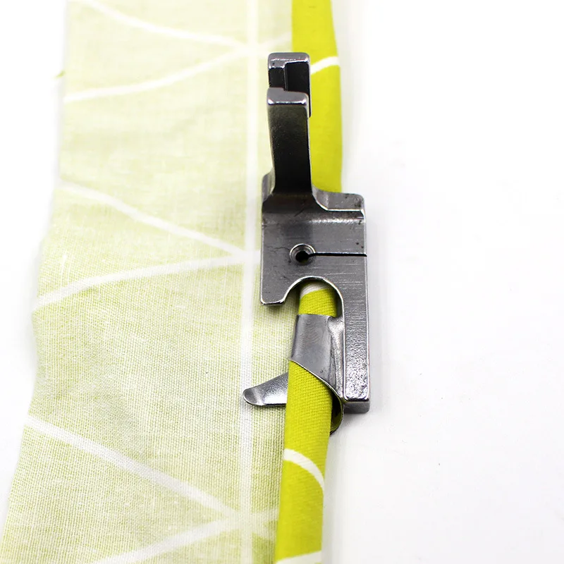 

Промышленная швейная машина, изогнутая подшивная Лапка, цельностальная подшивная трубка, шелковая шифоновая юбка, Обжимное устройство, под...