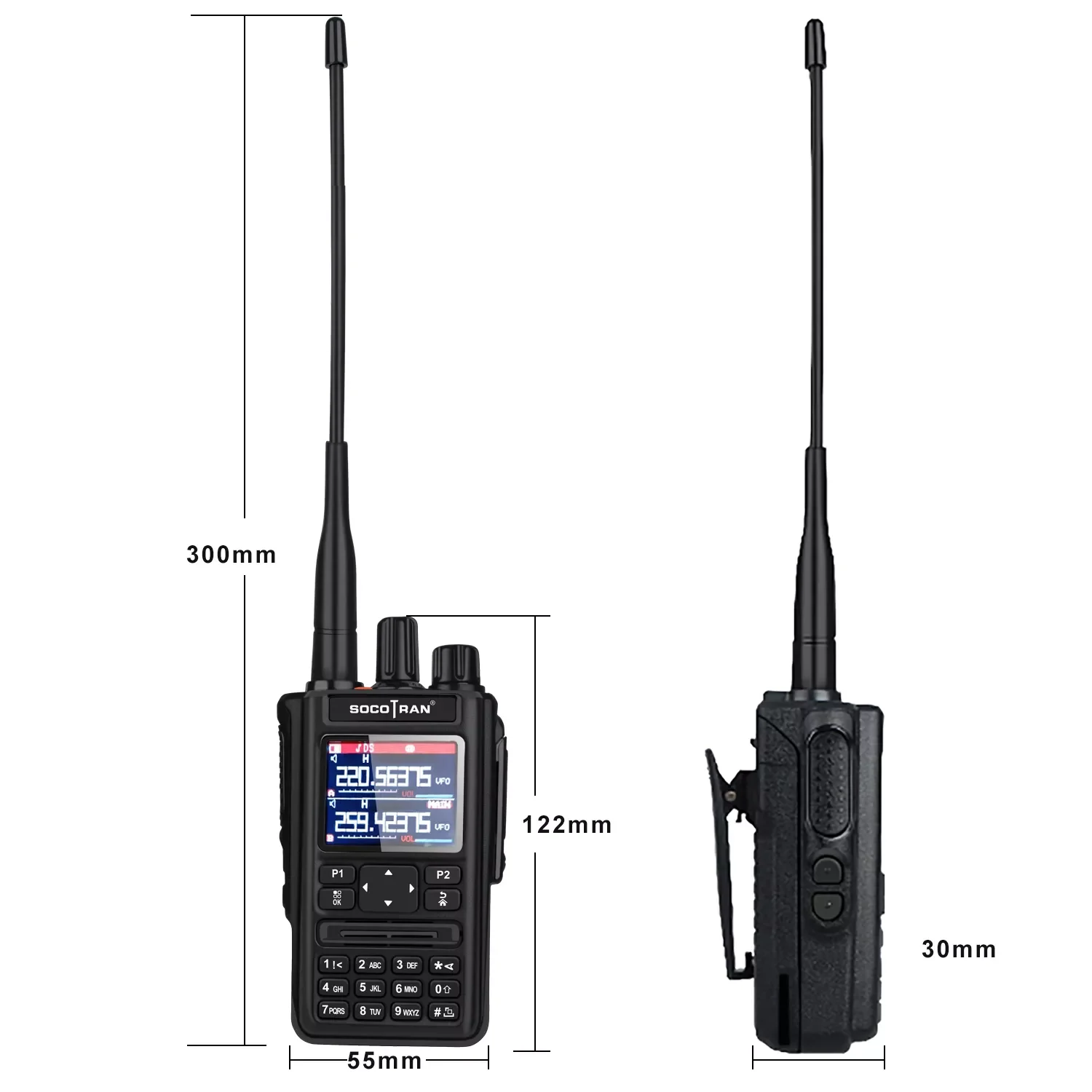 UV Full Band Walkie Talkie outdoor handheld Radio GPS Bluetooth Aviation Frequency  automatic frequency modulation