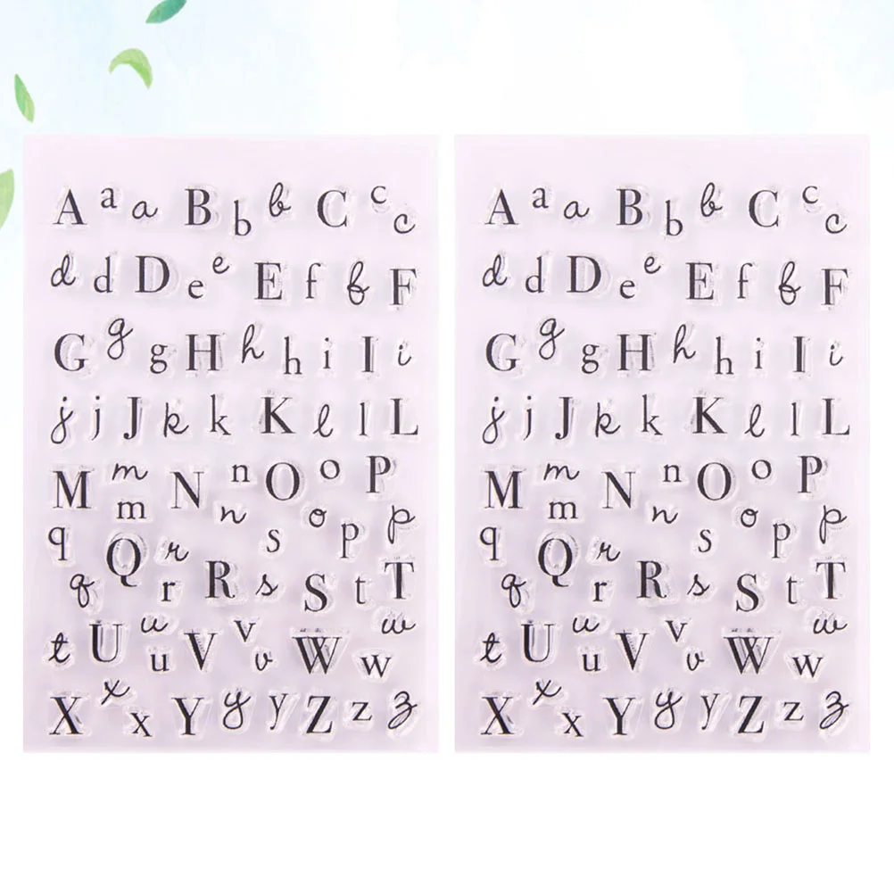 

Stamps Stamp Alphabet Template Seal Silicone Tpr Clear Letter Transparent Rubber Scrapbook Diary Painting Scrapbooking Diy