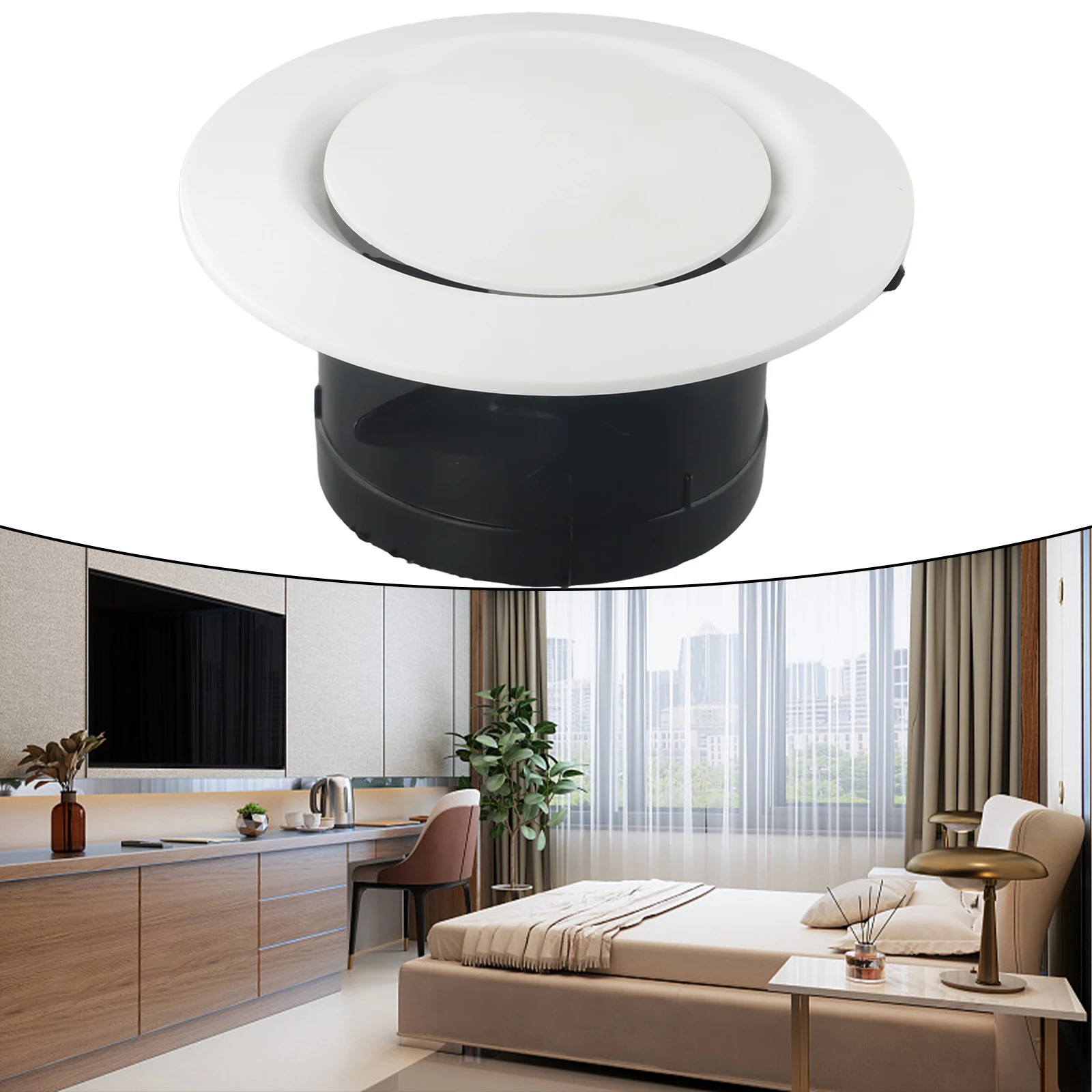 Выхлопная бленда Tuyere 75/100/125/150/200 мм потолочный источник воздуха монтируемый на