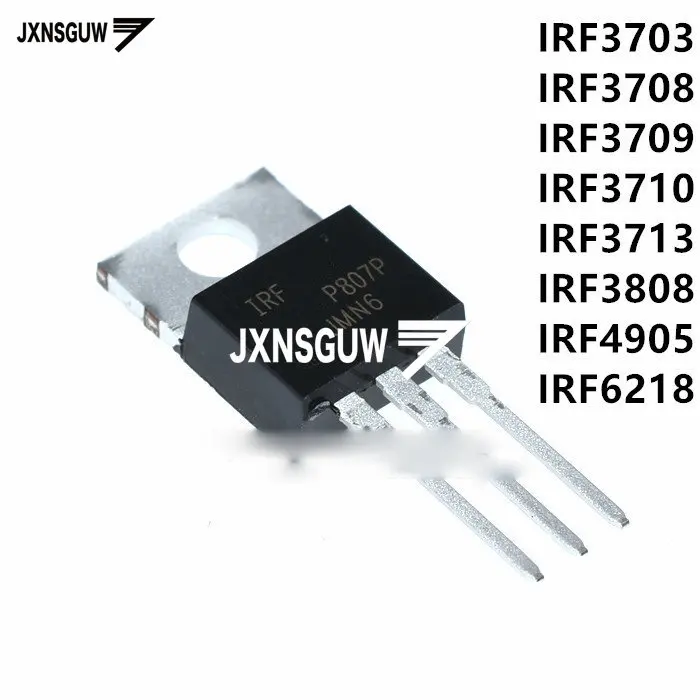 

20 шт., электронные компоненты IRF3703, IRF3708, IRF3709, IRF3710, IRF3713, IRF3808, IRF4905, IRF6218, PBF TO-220