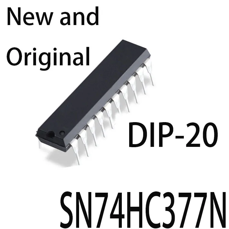 

Новые и оригинальные DIP-20 SN74HC377 DIP20 74HC377 DIP HD74HC377P SN74HC377N, 5 шт.